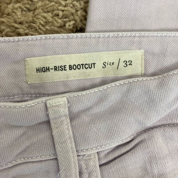 Pilcro & the Letterpress High Rise bootcut w/ fringed hem lavender - Picture 10 of 14